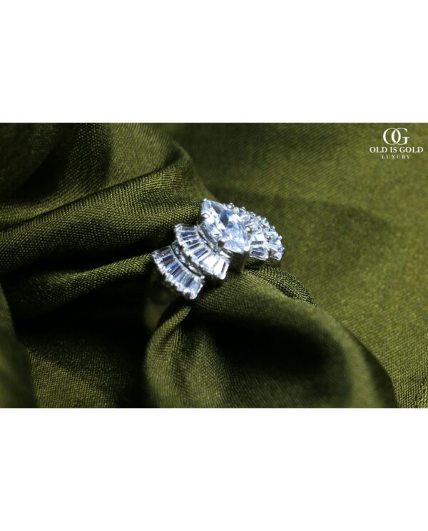 artdecosilverringwithmoissanitegemstone-3