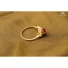 naturalrawrubydropandenamelwork24kgoldplated-2