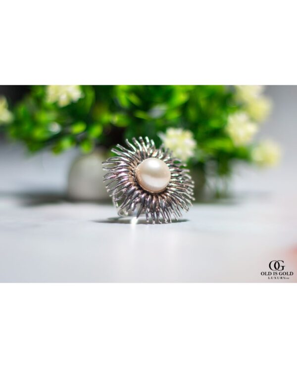 uniqueculturedpearlsilverring-4